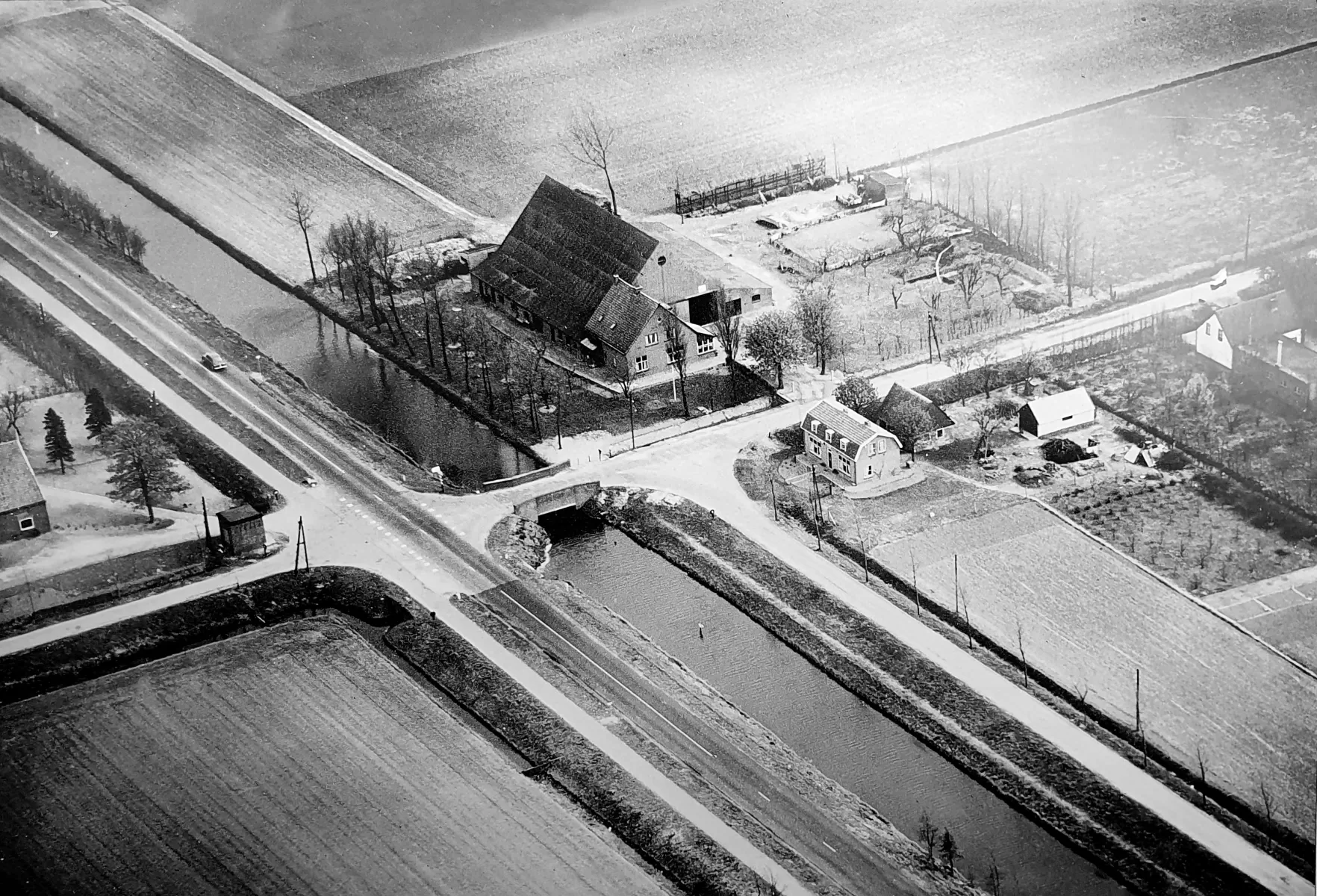 Hoek Kruisweg Spieringweg 1954